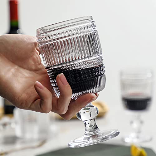 G Binary Iced Tea Goblets 10.5 Oz. Set Of 6 Premium Beverage Glass Set For Wine Soda Juice Water Perfect For Dinner Parties Bars Restaurants Everyday Use #TOP2