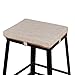baibu Rechteckige Barhocker-Kissen, rutschfest, für Esszimmer/Barhocker, Kissen mit maschinenwaschbarem Bezug – nur ein Kissen (Beige, 39,5 x 30,5 x 3,1 cm)