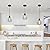 COTTAGE LIFE Black Pendant Light Fixtures 2 Pack Industrial Pendant Light Fixture Metal Cage Pendant Lights Farmhouse Pendant Lighting for Kitchen Island Dining Room Pendant Lighting Fixtures