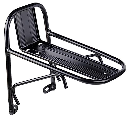 MUSISALY Multi-Function Bike Front Rack Durable Wear-Resistant Bike Bag Holder Easy Installation for Mountain Biking Lightweight Design for Convenient Transport