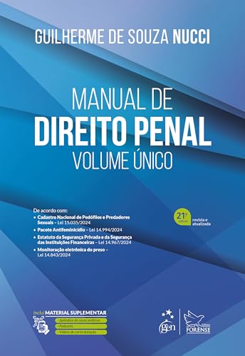 Manual de Direito Penal - Volume Único - 21ª Edição 2025