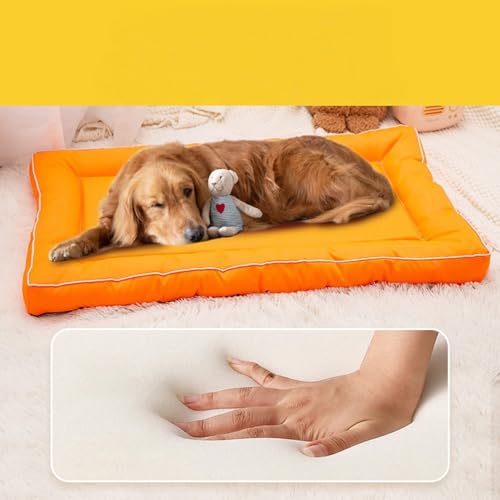 MZRAN Übergroßes Hundebett mit wasserdichtem Bezug, weiches Nest, dick, leicht abwischbar, Hundesofa, Nest, Zwinger, kaufest