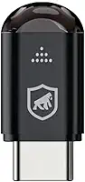 Gshield Controle Remoto Adaptador Infravermelho Universal de Celular Android para Eletrônicos com Alcance de 10 Metros e Case para Chaveiro, Mini Armor (Tipo C, Preto)