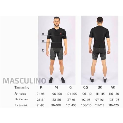 Bretelle Ciclismo Masculino Mauro Ribeiro High Performance Evolution