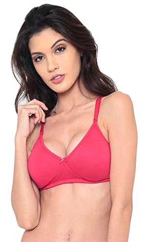 Image of Laavian Women's Cotton Non Padded Non-Wired Regular T-Shirt Bra