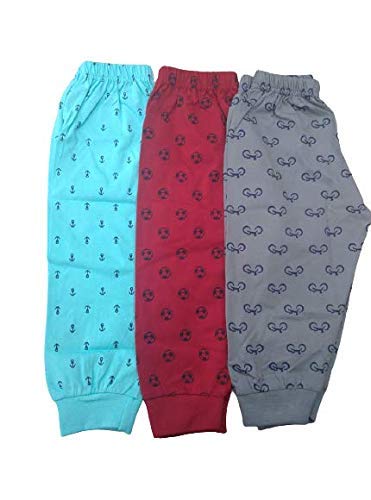 Cuckoos Baby Boy's & Baby Girl's Cotton Summer Track Pants/Pajama Set with Rib Pack of 3-image-42