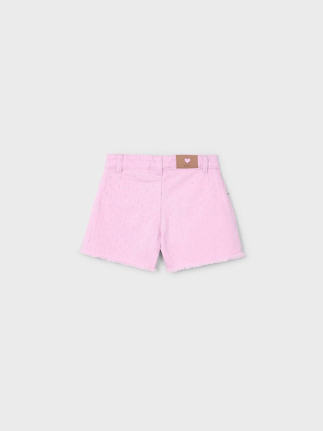 Mayoral Twill Shorts for Girls Mauve