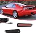 GTINTHEBOX for 1990 1991 1992 1993 1994 1995 1996 Nissan 300ZX Z32 Side Marker Light Smoked Lens Red LED Rear Bumper Fender Lamp