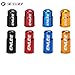 Aluminum Valve 2 Pack AV Tire Valve Cover for Road for Bike Inner Tube Protector Compatible with Black, Red, Blue, Yellow(Yellow for FV)