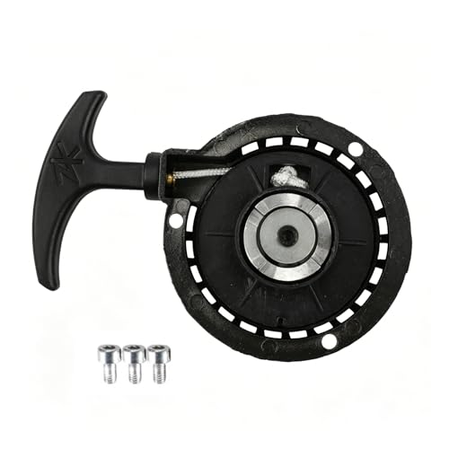Lanceur à rappel 47cc 49cc pour mini moto pocket bike ATV quad 2 temps – Démarreur manuel en aluminium compatible 40/44-6 avec poignée de traction