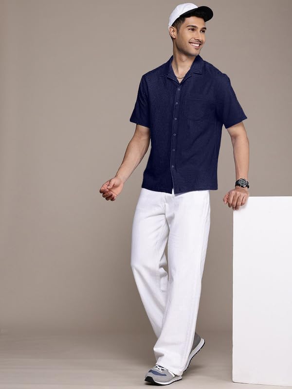 Image of Tee Projekt Fashion Textured Shirts for Men||Regular Fit Casual Shirt for Men||Fancy Shirt