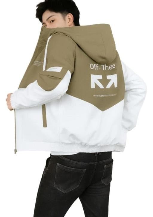 Men Colorblock Utility Jacket Long Sleeve Front Zip Lightweight Multi Pocket Casual Outdoor Travel Apparel Green L-picture-44