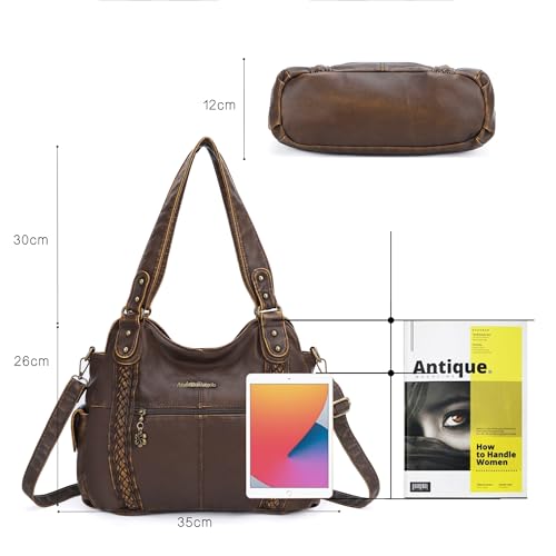 Image of Angel Barcelo Purses for Women Soft PU Leather Shoulder Bag Crossbody Purse and Handbags