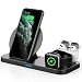 Produktbild 3-in-1 kabelloses Ladegerät, Apple Watch & AirPods Pro/2/1 Ladestation, Nachttisch-Modus für iWatch Serie 5/4/3/2/1, schnelles Aufladen für iPhone 11/11 Pro Max/XR/XS Max/XS/X/8P
