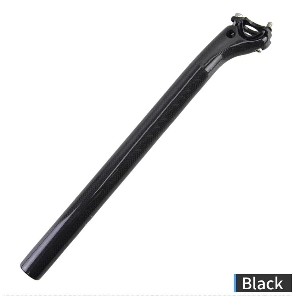 Sztyca podsiodłowa Sztyca siodła rowerowego z włókna węglowego, sztyca MTB 27,2/30,8/31,6 mm, długość roweru 340/400 mm sztyca siodełka rower
