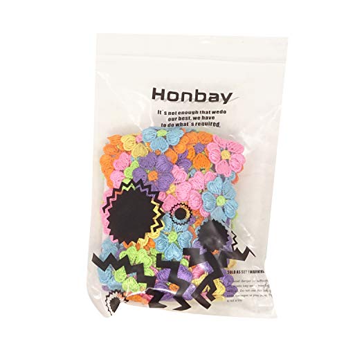 Honbay 5 Yards Decorating Lace Embroidered Trim Ribbons For Sewing Or Craft Decoration (Flower B) #TOP4