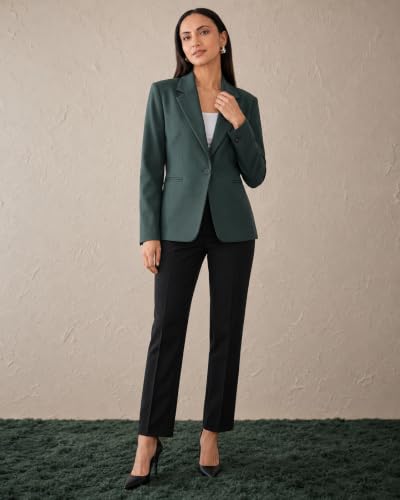 Image of SaintX Women's Premium Formal Blazer | Fully Lined | Regular Fit | 4-Way Stretchable Ultra-Light Fabric | Fashion-Forward | Office /Meetings (WB01)