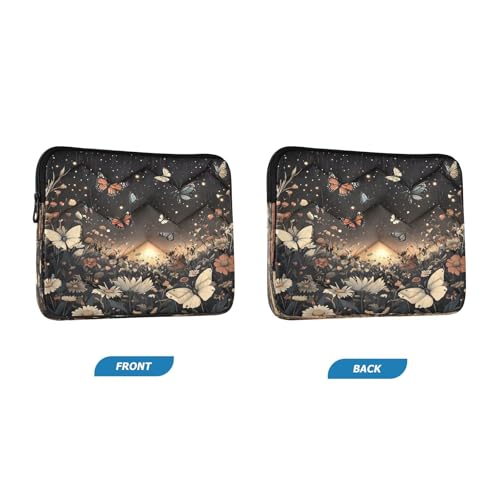 Funda para portátil 15-16 pulgadas con diseño mariposa miniatura 2