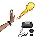 Produktbild USMEI Magic Fire Ball Prop, Pyro Mini Fireshooter Magic Wrist Device schießt Feuerbälle aus Ihren leeren Händen, elektronischer Feuerblitz Zaubertrick Flammenfeuerzeug Prop Magier