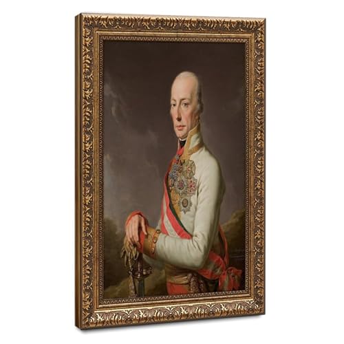 Impression sur toile François II décoration murale bureau tableau historique suspendu