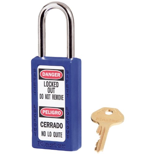 Image of Master Lock 411BLU Safety Series ML Xenoy 3 inch Safety Padlock - Blue