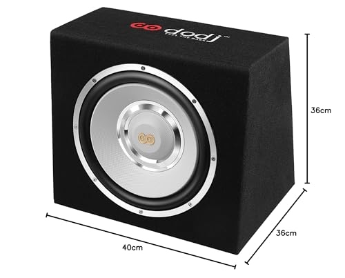 Image of dodj Thunder 12 inch Imported Active Car Subwoofer, 120mm Double Magnet Powered Subwoofer (Peak Power: 6800w)