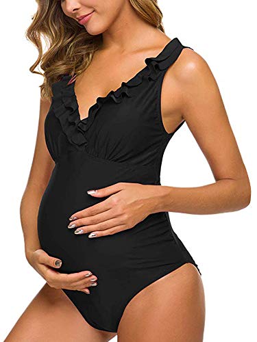 NUUR Traje de baño Mujer Maternidad Premamá para Mujer Bañador Tankini Embarazada Bikini
