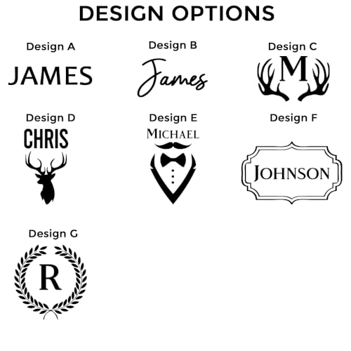 The Element - Personalized Wallet for Men - Slim Minimalist RFID Card Holder Money Clip - Wood Metal Wallet for Him - 5 Colors - Birthday, Anniversary, Father's Day Gift for Husband, Boyfriend, Dad2