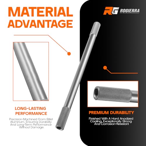 Image of Damper Rod Bleed Tool Motorcycles Fork Rod Tool, 5 Sizes in One M10 x 1.0 /1.25, M12 x 1.0 /1.25, M14 x 1.0 Fork Maintenance Tool Kit