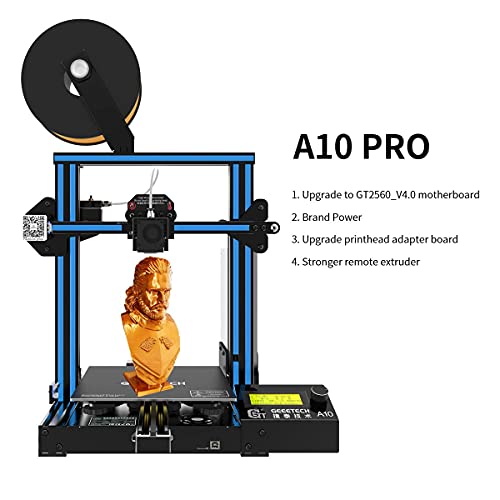 Geeetech A10 Pro 3D Printer Open Source GT2560 Board Filament