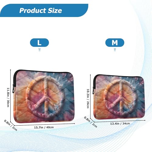 Funda para portátil 15.6 pulgadas con diseño Peace Sign miniatura 2