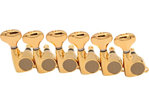 Gotoh SGS510 Lot de 3 mécaniques S5 Doré - Les Beatles, Paul McCartney, John Lennon, RIngo Starr, George Harrison Gotoh SGS510 Lot de 3 mécaniques S5 Doré