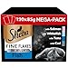 Price comparison product image 120 x 85g Sheba Fine Flakes Adult Wet Cat Food Pouches Mixed Fish in Jelly