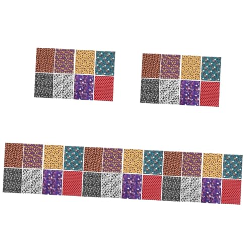 Tissu d'Halloween SHINEOFI patchwork couture et bricolage de poupée 40 pièces