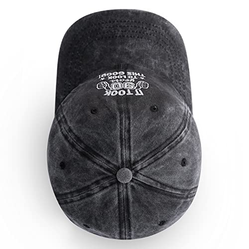 90Th Birthday Gifts For Men Women, Vintage 90Th Happy Birthday Gift Ideas Baseball Caps Adjustable, Funny 90Th Washed Cotton Hats For Him Her Dad Mom Uncle Aunt Friends #TOP4