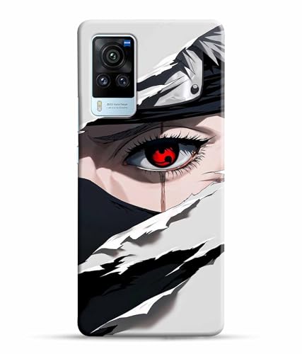 Image of Red Eyes Printed Hard Back Case Cover & Compatible for Vivo X60 Pro 5G | Vivo X60 Pro | V2046 (Multicolor) - D1811