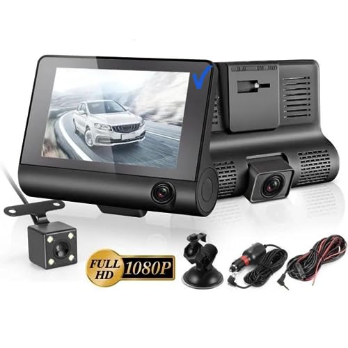 Tela 4' Veicular Interna Externa Uber Câmera Ré LED HD + 32gb