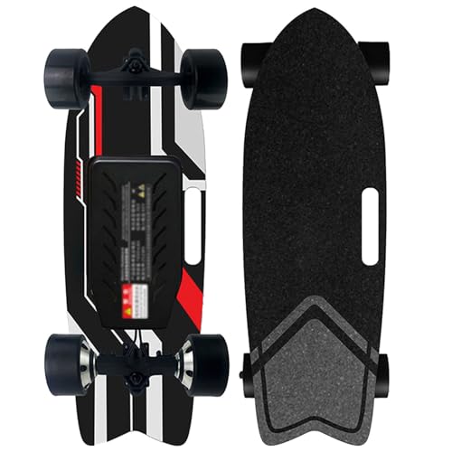 WACLMOTAKE MonopatíN EléCtrico, Longboard EléCtrico para Desplazamientos Urbanos, 22-40 km/h máximo, Monopatines EléCtricos para Principiantes Y Adolescentes Dual-Drive-22km