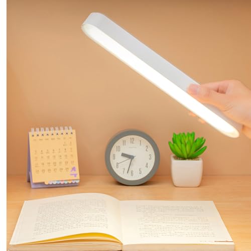 Image of Desk Lamp,Learning Lamp Bunk Bed Lights, 3 Lighting Modes Rechargeable Adjustable Brightness, 20 Led Wall Mounted Reading Lights for Learning Read, Office Lighting, Home, Outdoors (White)