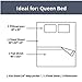 Simple&Opulence 100% Pure Linen Sheet Set Queen Size, Natural French Flax Solid Color 4 Pcs Washed Breathable, Farmhouse Bedding (1 Flat Sheet,1 Fitted Sheet,2 Pillowcases)-Embroidery White