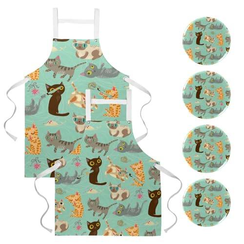Tablier de cuisine pour éviter les taches de graisse en nettoyage et cuisine