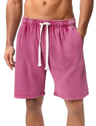 Short de loisirs en coton pour homme OMEWEE style vintage à poches