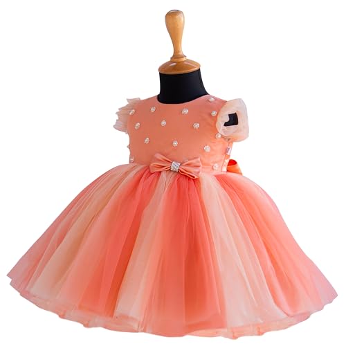 Image of Stanwells Kids Baby Net Dress for Baby Girl Birthday Summer Dress