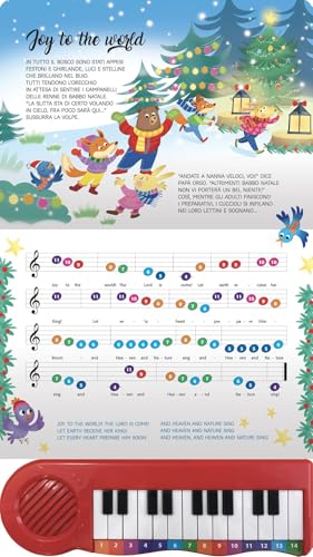 Il Libro Pianoforte Di Natale. Con 8 Famose Canzoncine Da Leggere, Cantare E Suonare! Ediz. Illustrata - 4