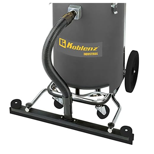 Koblenz 00-3975-0 Industrial Vacuum, 28 Inch Floor Squeegee + Water Extraction Kit, Fits 00-4907-2 Wet-Dry Vac Chrome,Gray