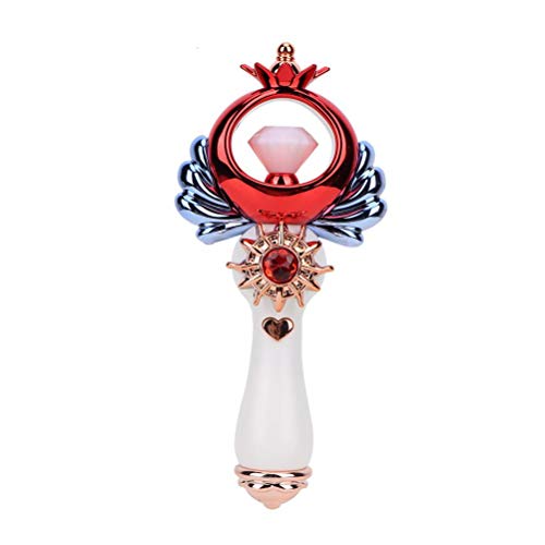 Faviye Princess Wand LED Intermitente Music Stick con Sonido Ligero para Cosplay Juguete Regalo de cumpleaños