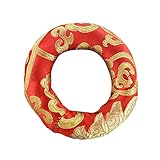 JEWEDECO シンギングボウルクッション 手作り サウンドボウルマット 仏教儀式楽器用パッド 便携 収納に便利 ネパール伝統工芸