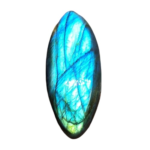 Labradorite naturelle marquise 45x18mm pour création de bijoux DIY