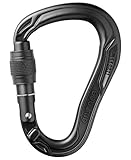 Mosquetón EDELRID HMS Bullet Screw, Unisex Adulto, Negro, einheitlich
