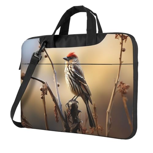 Bolsa para portátil unisex, 15.6 pulgadas, negra
